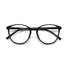 Round Black Eyeglasses
