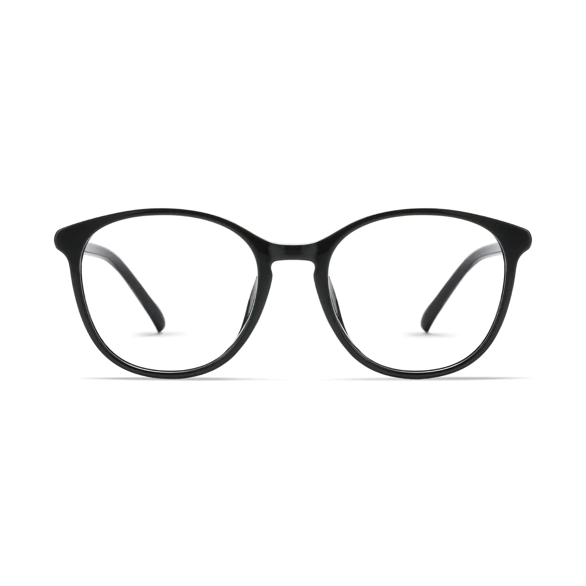 Round Black Eyeglasses