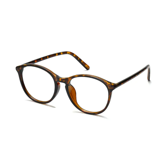 Round Tortoiseshell Eyeglasses