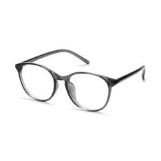 Round Gray Eyeglasses