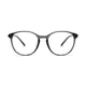 Round Gray Eyeglasses