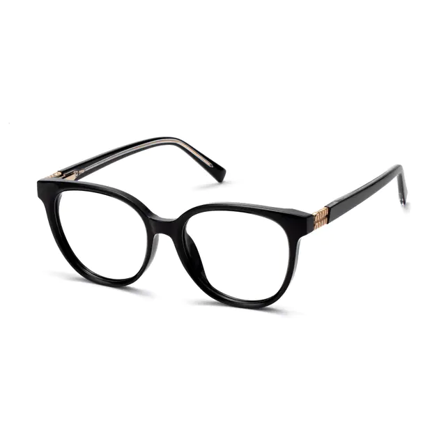 Cat-eye Black Eyeglasses