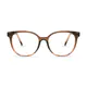 Cat-eye Brown Eyeglasses