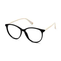 Cat-eye Black/White Eyeglasses