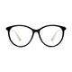 Cat-eye Black/White Eyeglasses