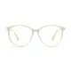 Cat-eye White Eyeglasses