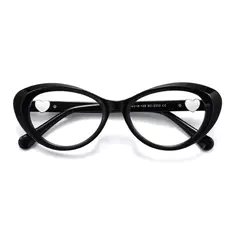 Cat-eye Black Eyeglasses
