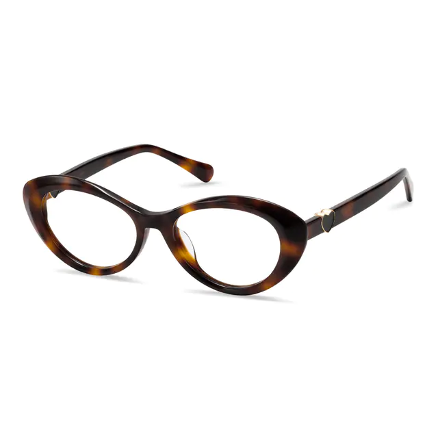Oval Tortoiseshell Eyeglasses