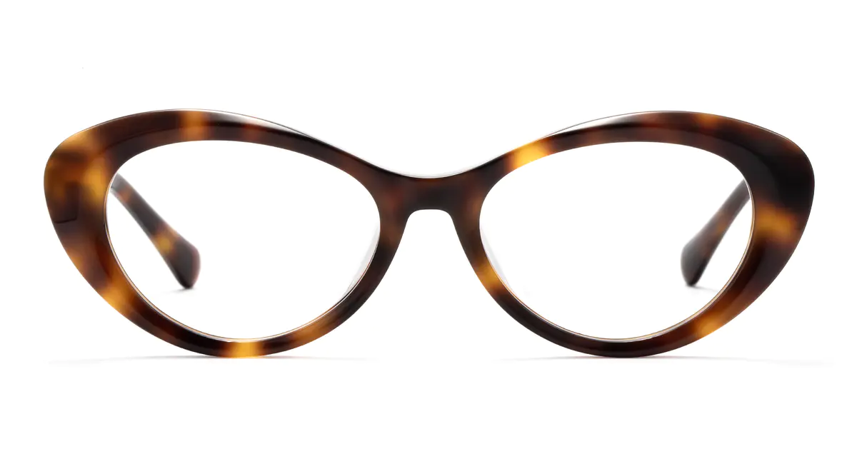Oval Tortoiseshell Eyeglasses