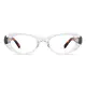 Oval Clear/Tortoiseshell Eyeglasses