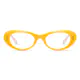 Oval Yellow/Pink Eyeglasses