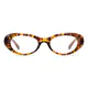 Oval Tortoiseshell/Brown Eyeglasses