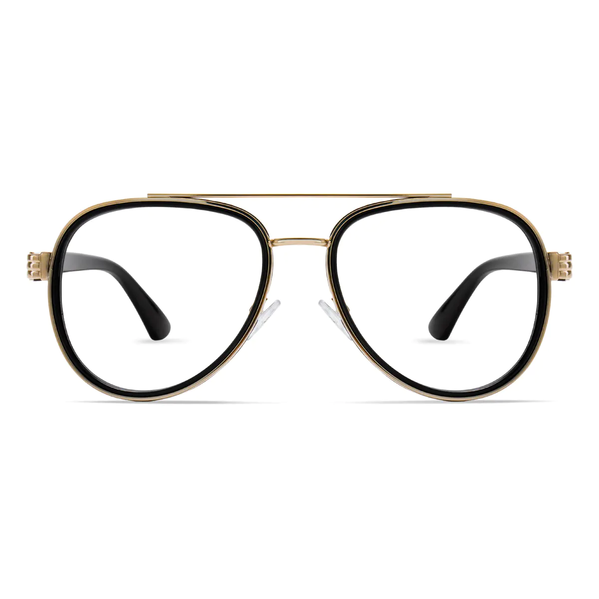 Aviator Gold/Black Eyeglasses