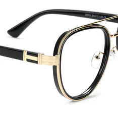 Aviator Gold/Black Eyeglasses