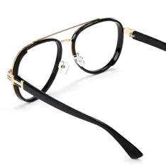 Aviator Gold/Black Eyeglasses