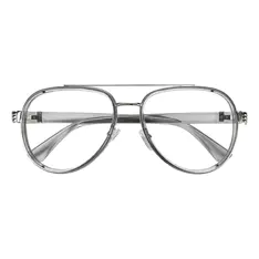 Aviator Gray/Silver Eyeglasses