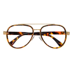 Aviator Tortoiseshell Eyeglasses