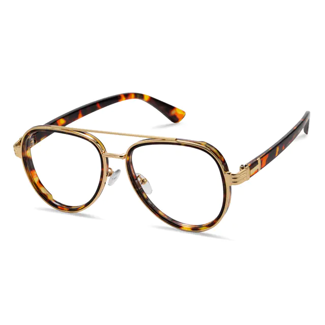 Aviator Tortoiseshell Eyeglasses