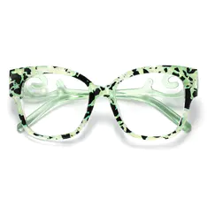 Square Green/Tortoiseshell Eyeglasses
