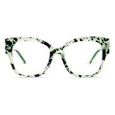 Square Green/Tortoiseshell Eyeglasses