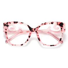 Square Pink/Tortoiseshell Eyeglasses