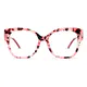 Square Pink/Tortoiseshell Eyeglasses