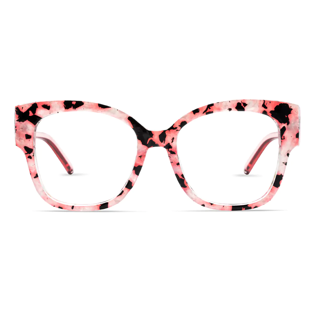 Square Pink/Tortoiseshell Eyeglasses