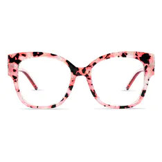 Square Pink/Tortoiseshell Eyeglasses