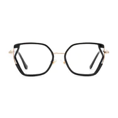 Geometric Black Eyeglasses