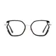 Geometric Black Eyeglasses