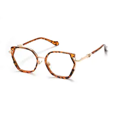 Geometric Tortoiseshell Eyeglasses