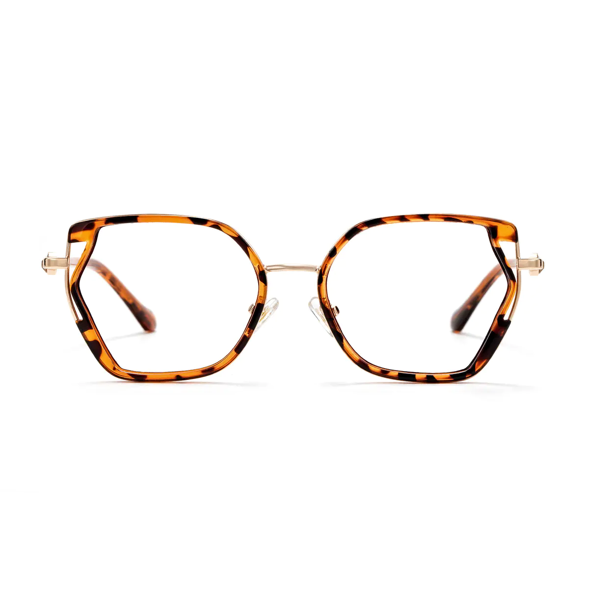 Geometric Tortoiseshell Eyeglasses