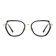 Geometric Black Eyeglasses