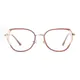 Geometric Pink Eyeglasses