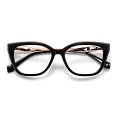 Cat-eye Black Eyeglasses