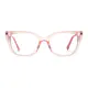 Cat-eye Transparent Pink Eyeglasses