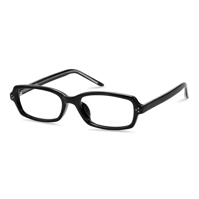 Rectangle Black Eyeglasses