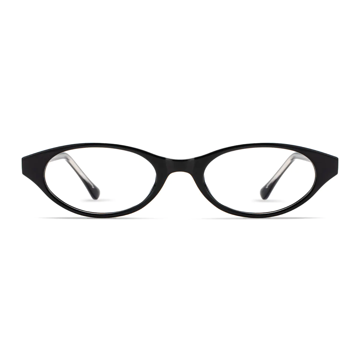 Oval Black Eyeglasses