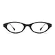 Oval Black Eyeglasses