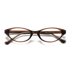 Oval Brown Eyeglasses