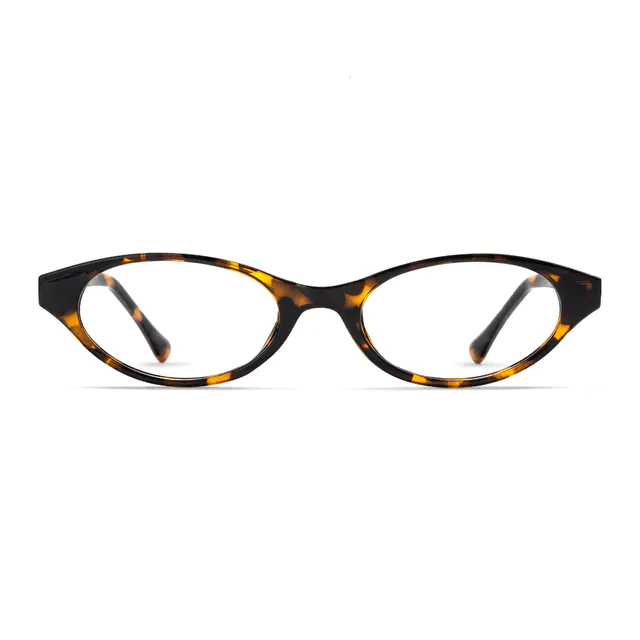 Oval Tortoiseshell Eyeglasses