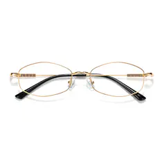 Geometric Gold Eyeglasses