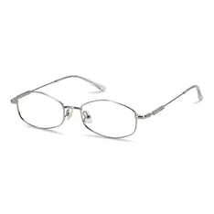 Oval Silver Eyeglasses