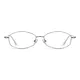 Geometric Silver Eyeglasses