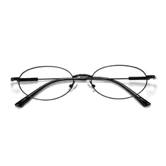 Oval Black Eyeglasses