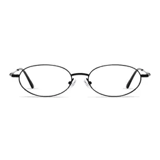 Oval Black Eyeglasses