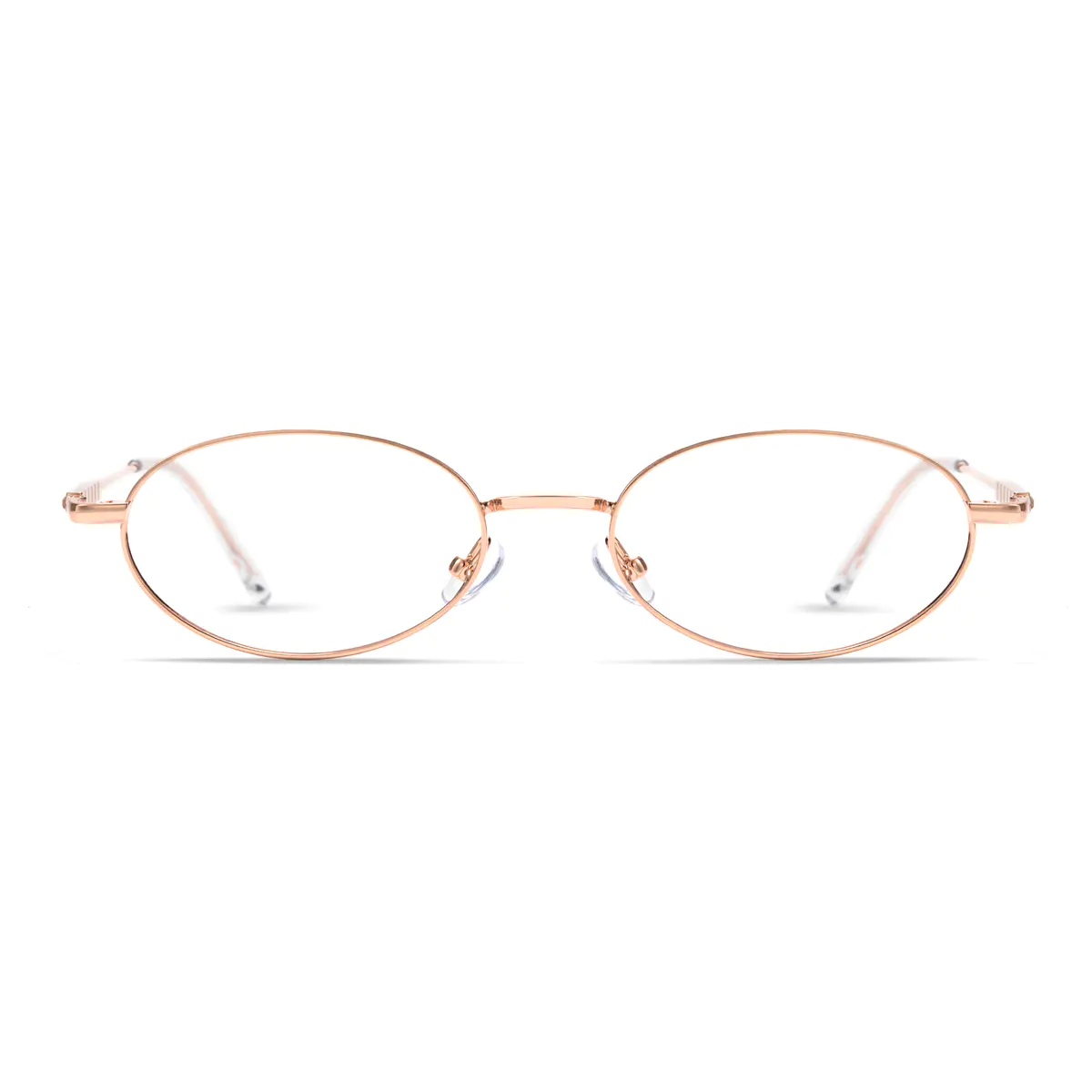 Oval Rose Gold Eyeglasses