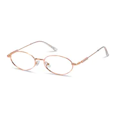 Oval Rose Gold Eyeglasses