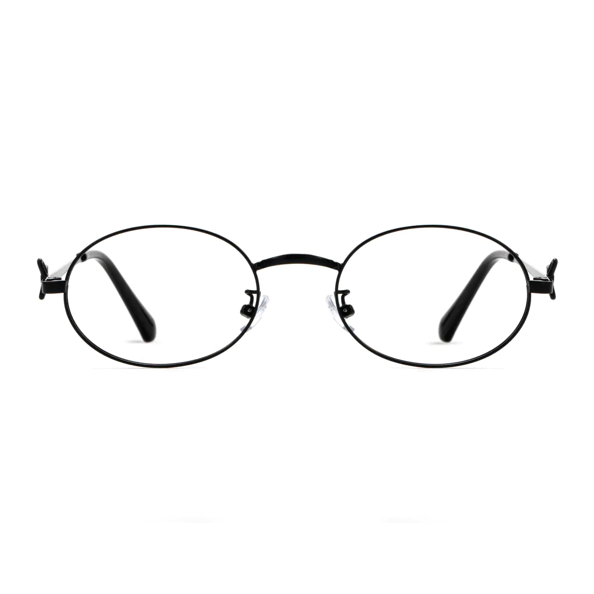 Oval Black Eyeglasses