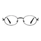 Oval Black Eyeglasses